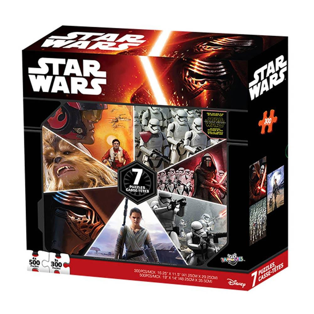 Star Wars 7-Puzzle Set (500 and 300 Pieces)