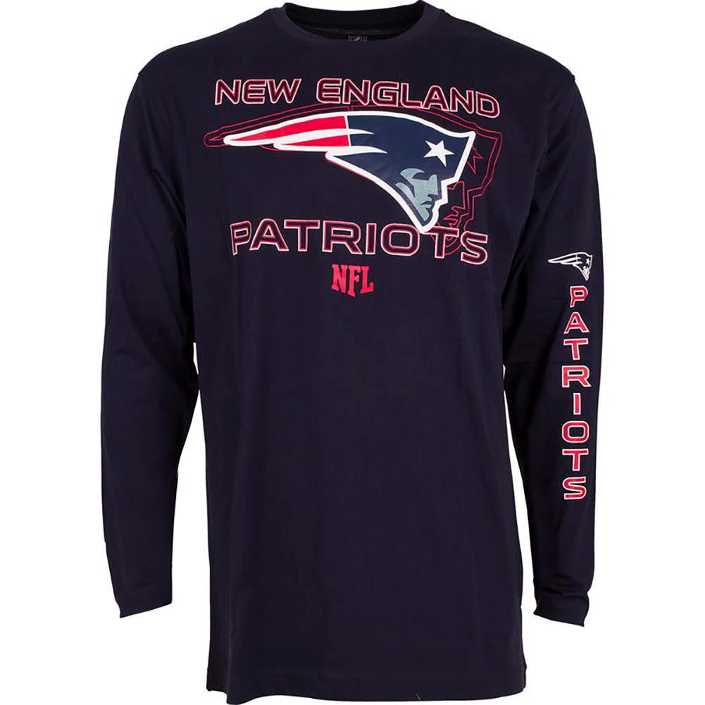NFL New England Patriots Long Snap Long Sleeve Tee Mens - Medium