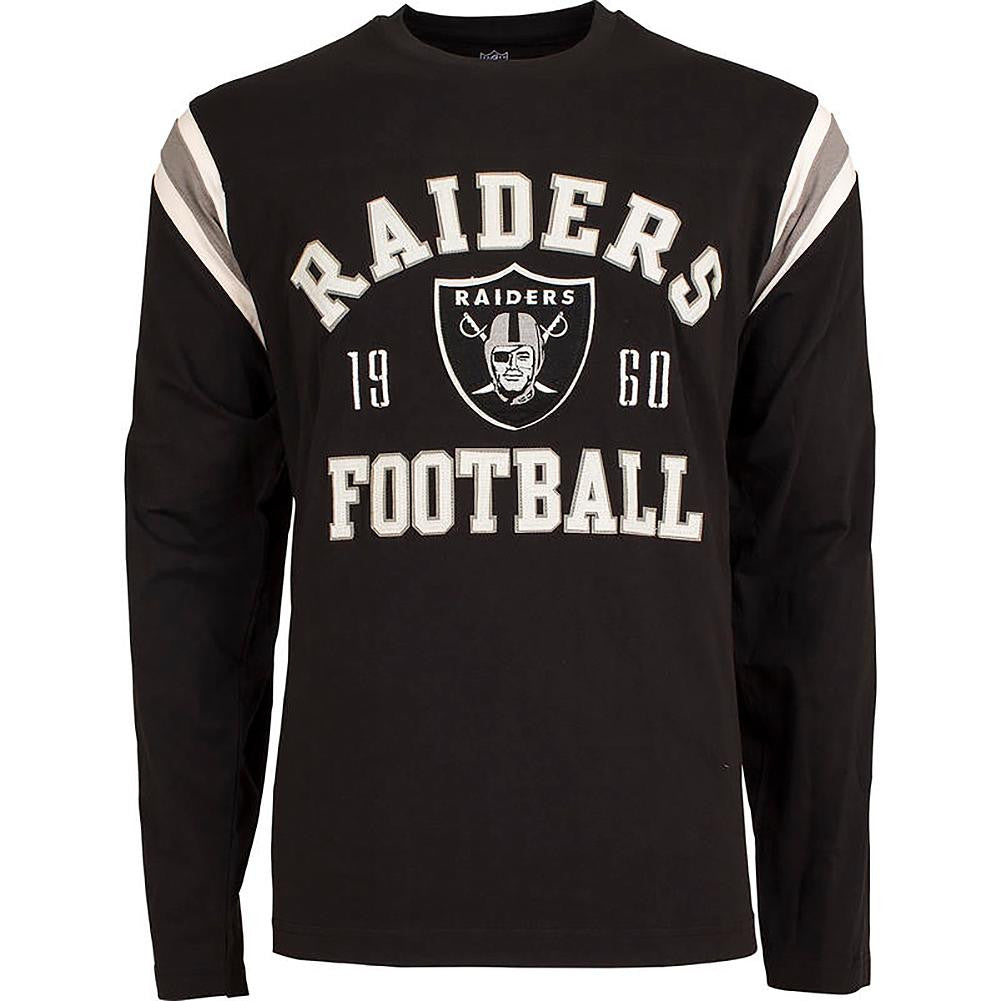 NFL Lateral Long Sleeve Tee Mens - Oakland Raiders - L