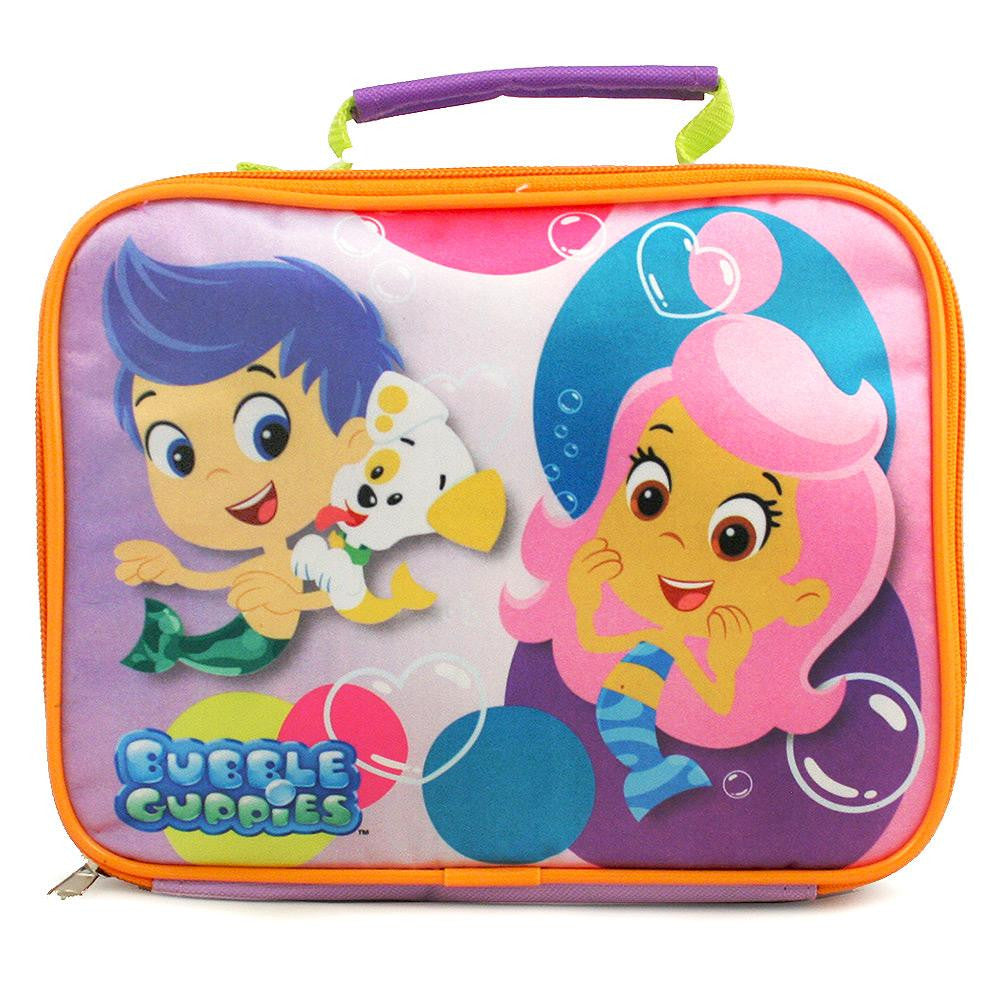 Bubble Guppies Insulated Lunch Bag (Gil  Bubble Puppy and Molly)