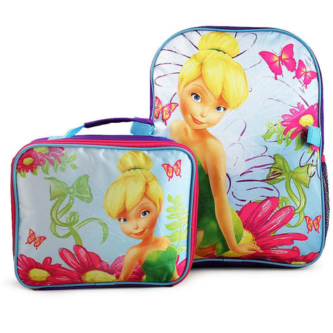 Disney Fairies Deluxe Backpack and Lunch Bag Set