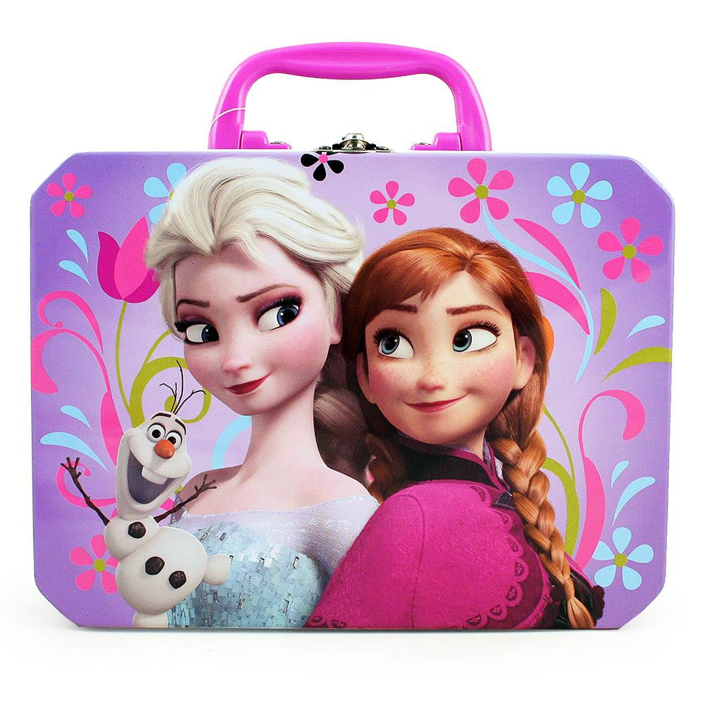 Disney Frozen Tin Lunch Box (Anna  Elsa and Olaf)