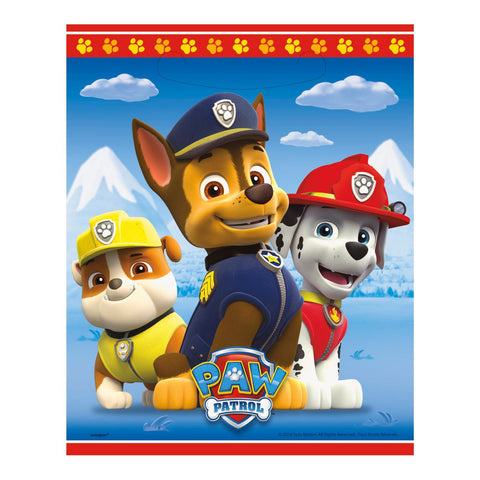 Paw Patrol Loot Bags (8 Per Pack)