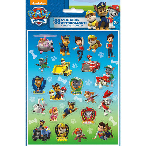 Paw Patrol Stickers (4 Sheets)