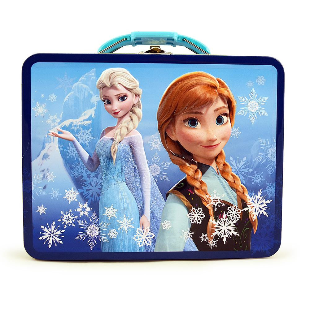 Disney Frozen Tin Lunch Box - Turquoise and Blue