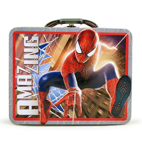 Spider-Man Tin Lunch Box - Amazing - Red