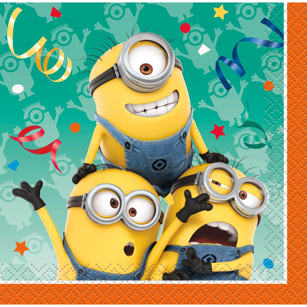 The Minions Beverage Napkins (16 Per Pack)