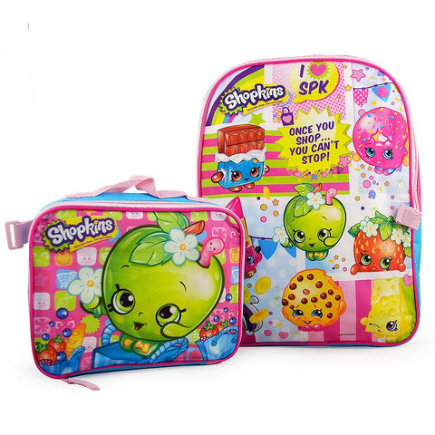 Shopkins Deluxe Backpack and Lunch Bag