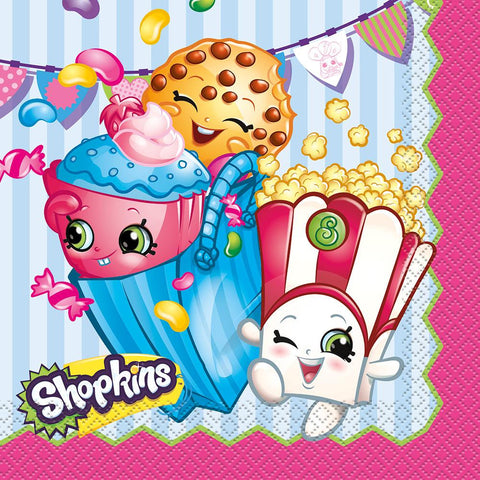 Shopkins Luncheon Napkins (16 Per Pack)