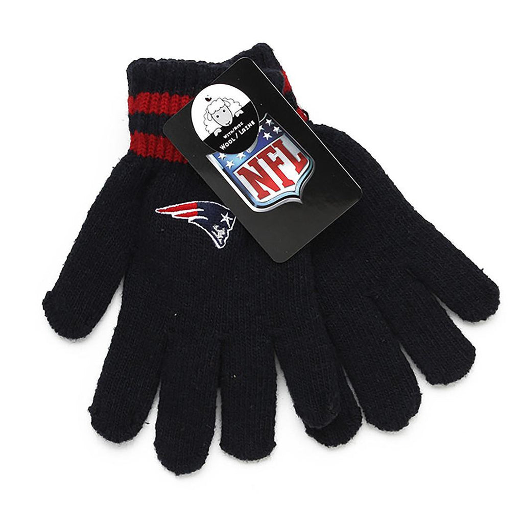 NFL New England Patriots Wool Gloves (Men's - One Size)