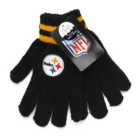 NFL Pittsburgh Steelers Men's Thermal Gloves (One Size w-wool)