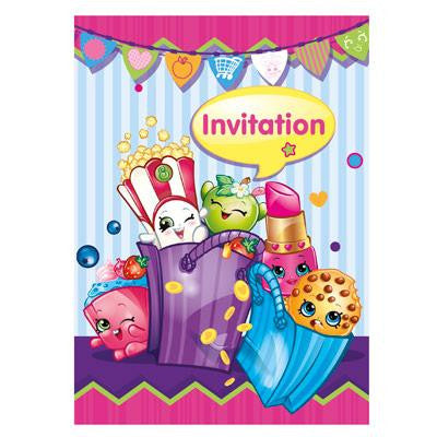 Shopkins Party Invitations (8 per Pack)