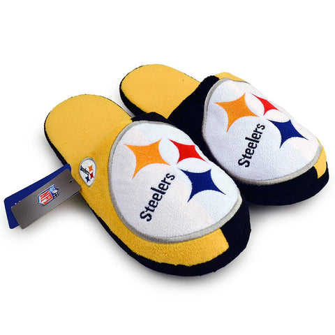 NFL Pittsburgh Steelers Big Logo Slippers (Men's Large - 11-12 US)