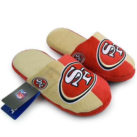 NFL San Francisco 49ers Big Logo Slippers (Men's Medium - 9-10 US)