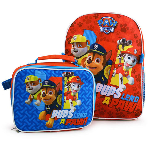 Paw Patrol Backpack and Lunch Bag Set