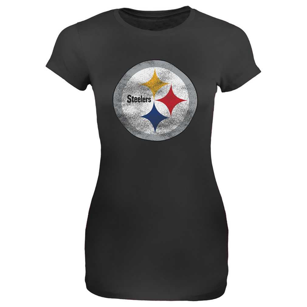 NFL Pittsburgh Steelers Women's Missy T-Shirt - Large