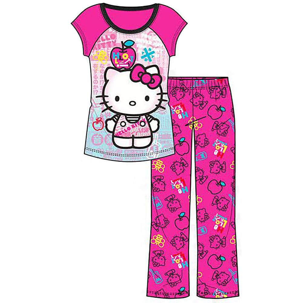 Hello Kitty Girls' 2-Piece Pajama Set (Size 8 - Small)