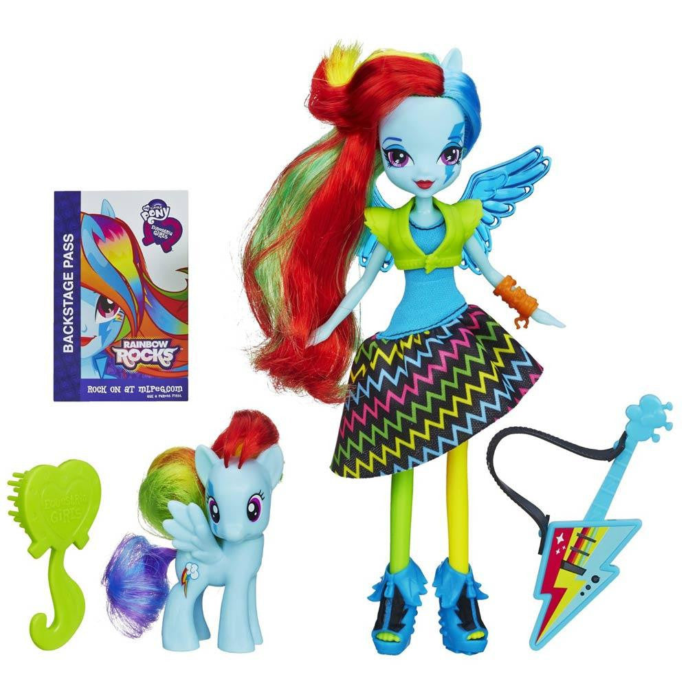 My Little Pony Equestria Girls Rainbow Dash Doll and Pony Set demo-kimmyshop My Little Pony Equestria Girls Rainbow Dash Doll and Pony Set demo-kimmyshop