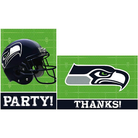 NFL Seattle Seahawks Invite & Thank You Set