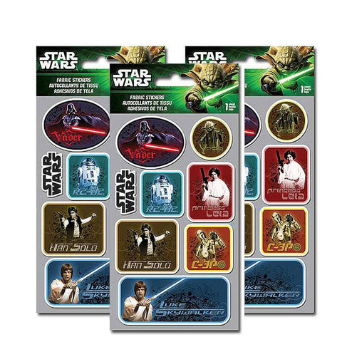 Star Wars Saga Fabric Stickers (3 Packs)