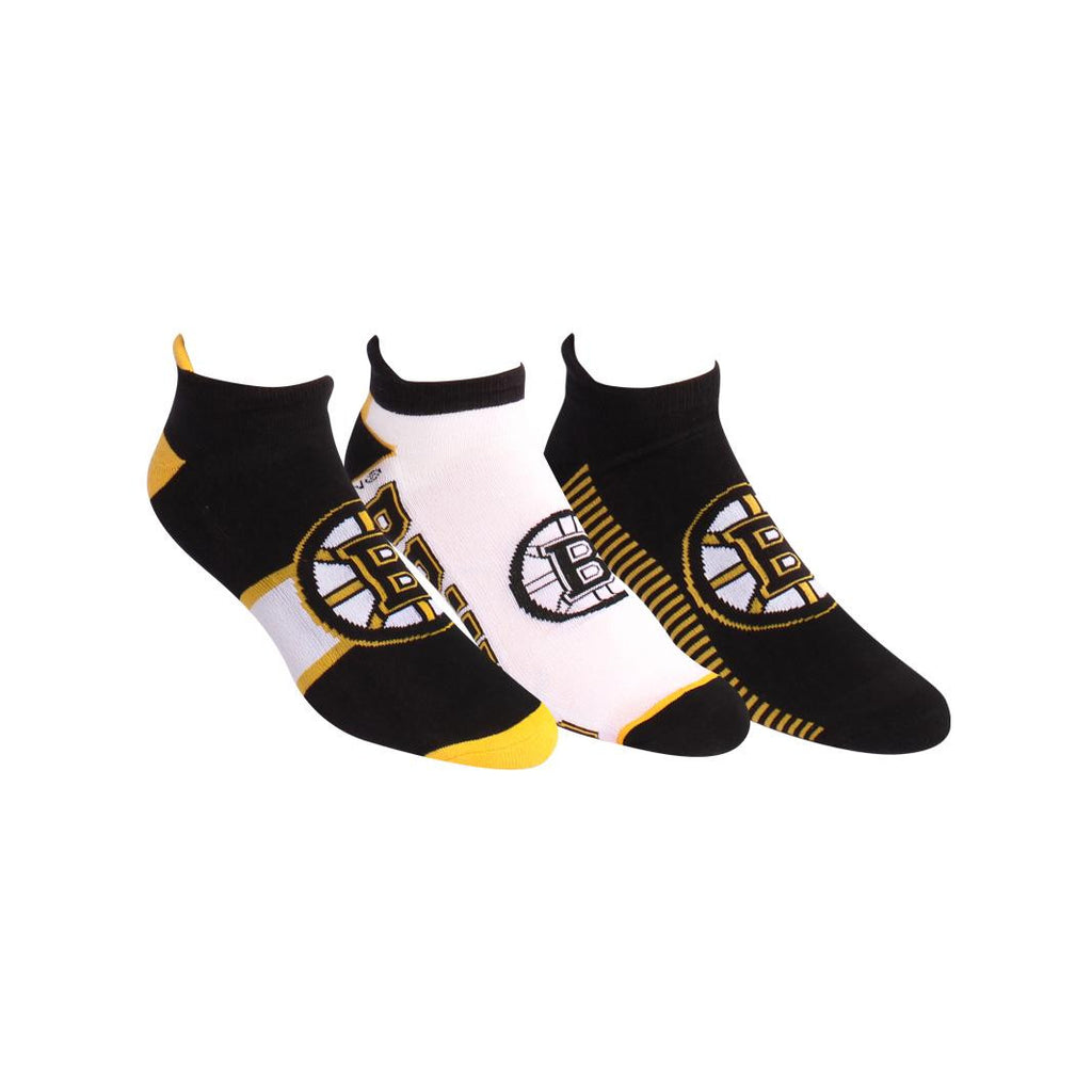 NHL Boston Bruins Ankle Socks - 3 Pack