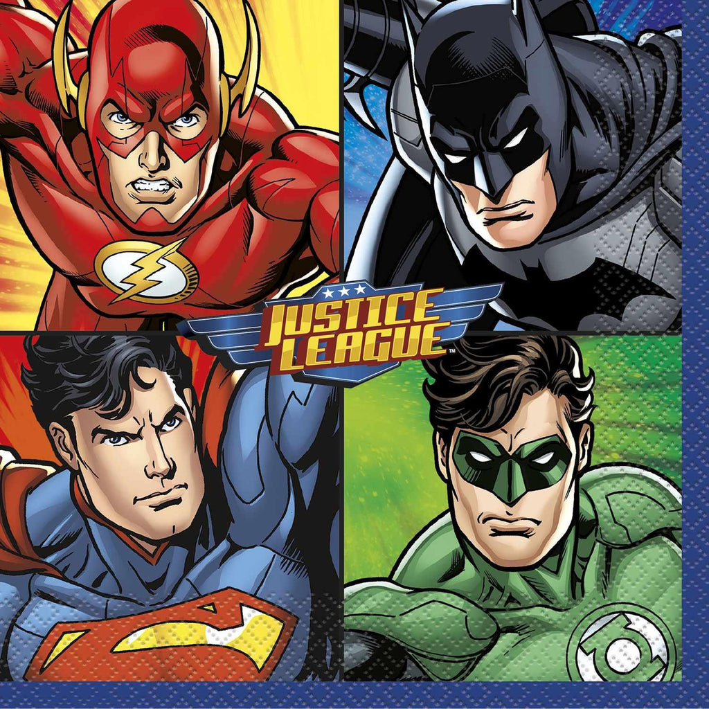 Justice League Luncheon Napkins (16 per Pack)