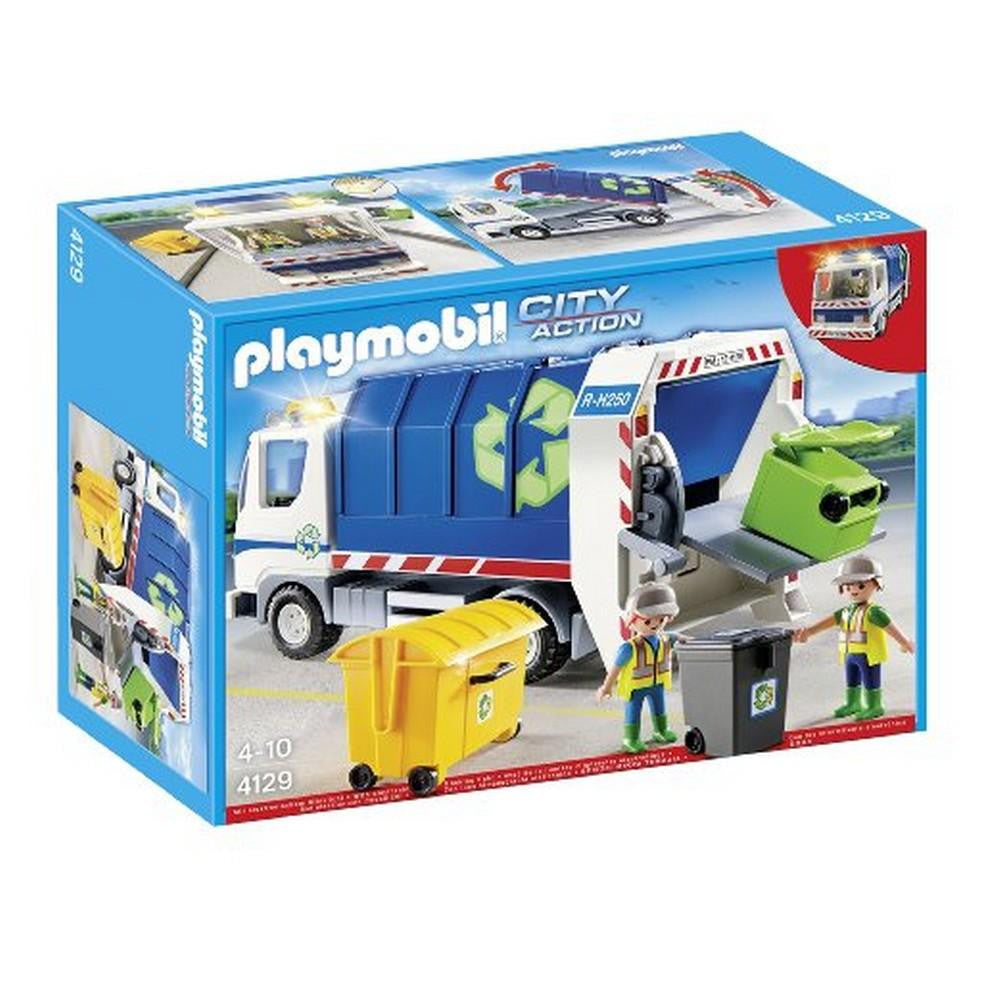 Playmobil Recycling Truck with Flashing Light (4129)