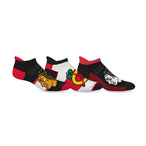 NHL Chicago Blackhawks Ankle Socks - 3 Pack