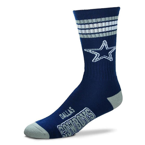 NFL Dallas Cowboys Cushioned Crew Socks (Men's Large)