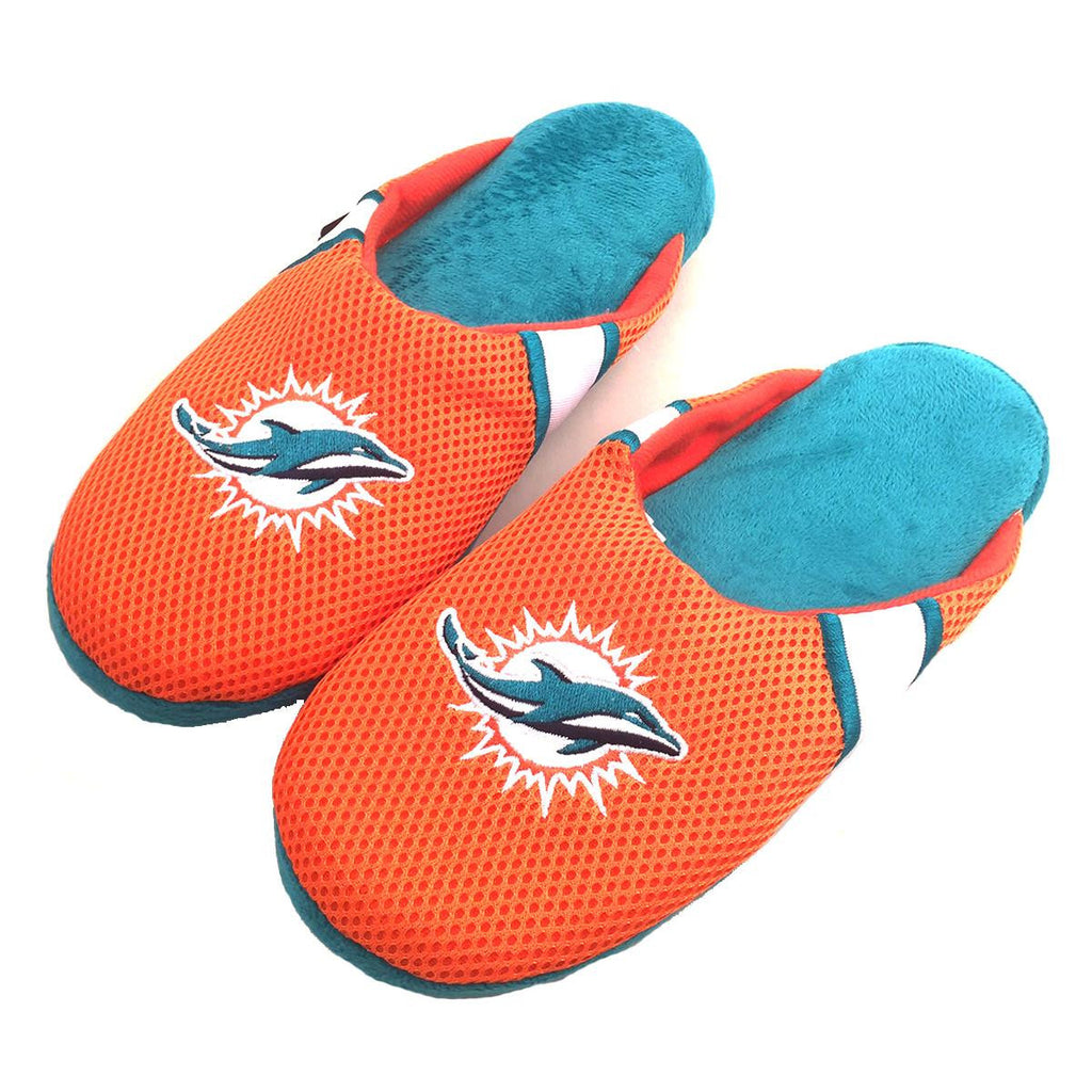 NFL Miami Dolphins Jersey Slippers (Men's Large - 11-12 US)