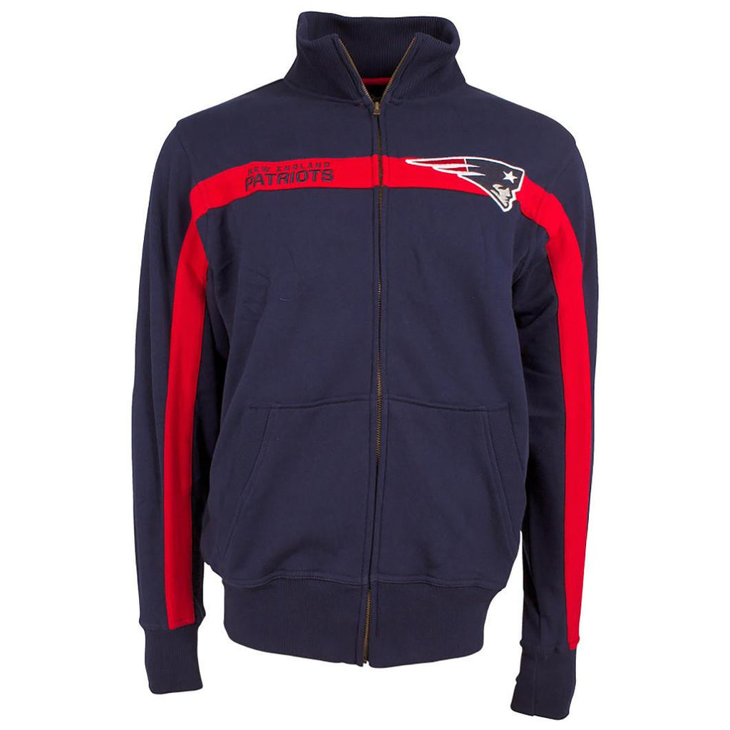 NFL New England Patriots Spike Full Zip Crew - Large