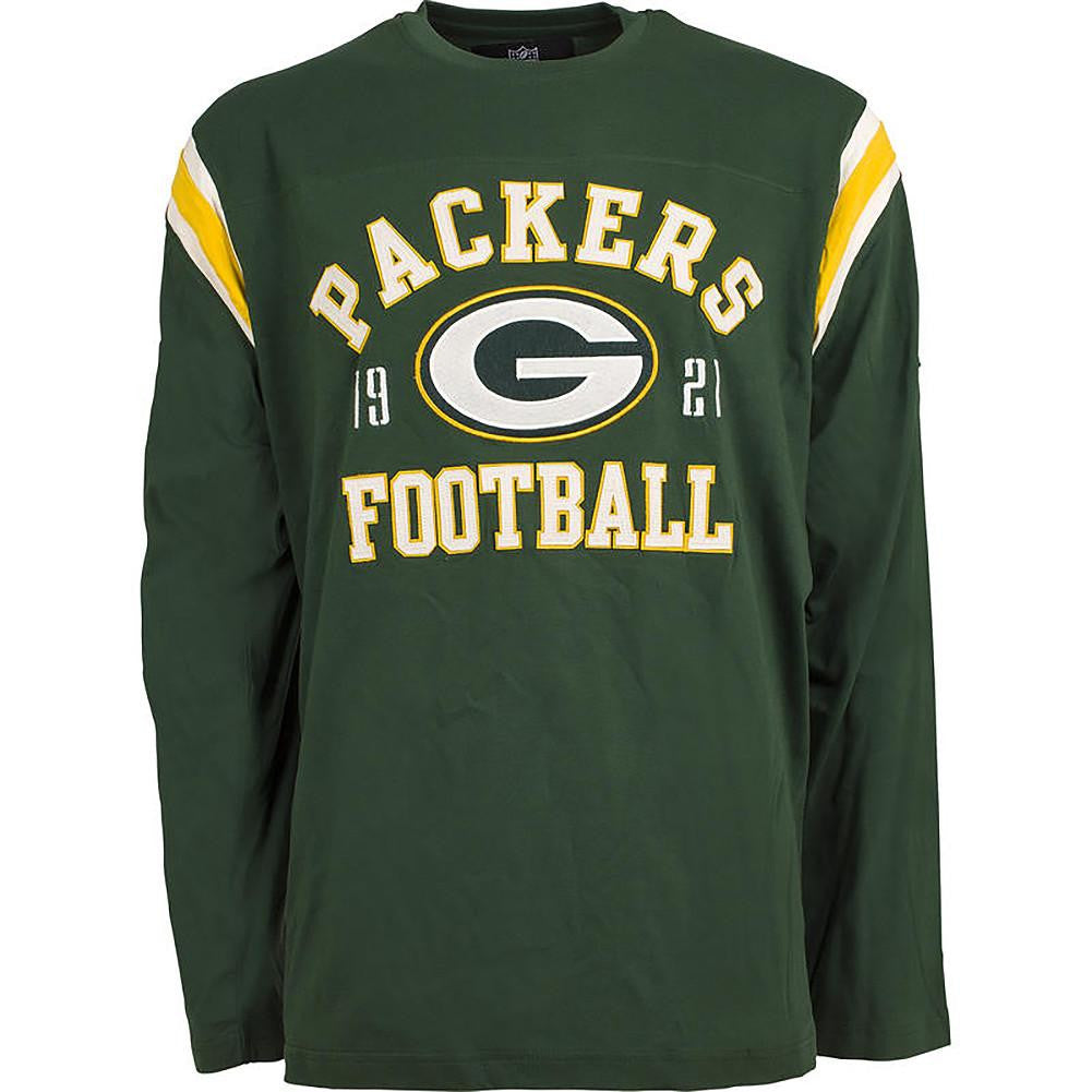 NFL Lateral Long Sleeve Tee Mens - Green Bay Packers - XXL