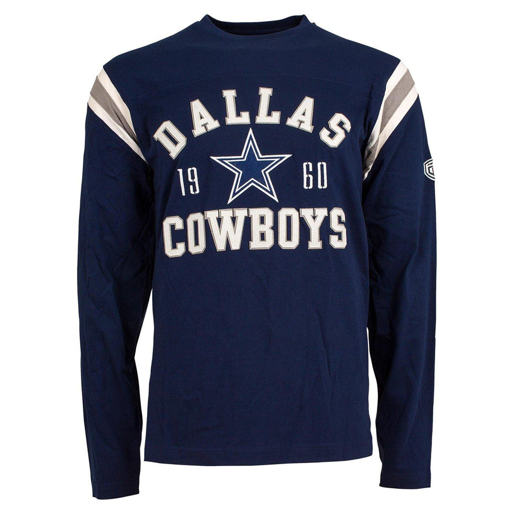 NFL Lateral Long Sleeve Tee Mens - Dallas Cowboys - Large