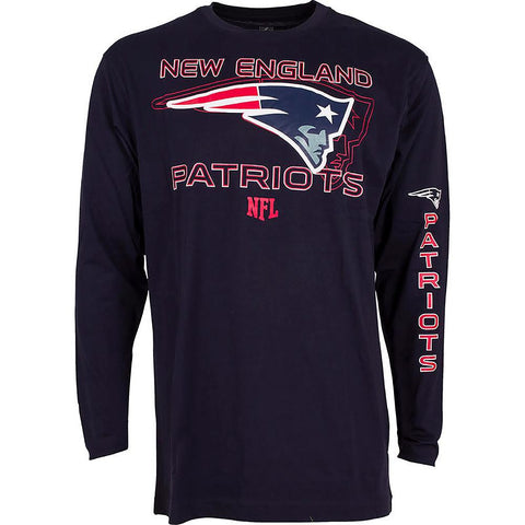 NFL Long Snap Long Sleeve Tee Mens - New England Patriots - XXL