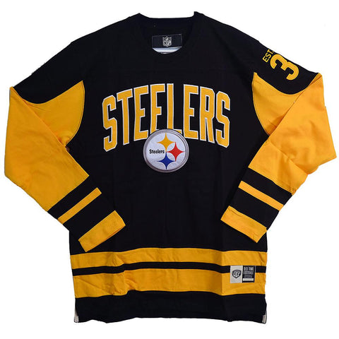 NFL Dufferin Fleece Long Sleeve Shirt - Pittsburgh Steelers - Large