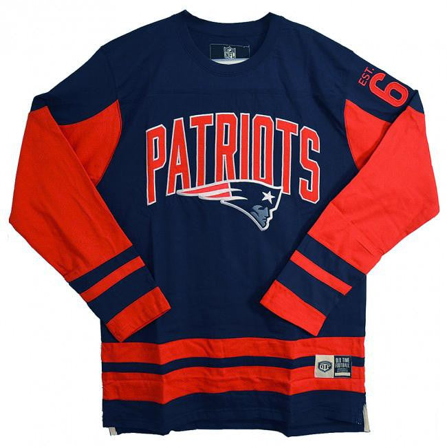 NFL Dufferin Fleece Long Sleeve Shirt - New England Patriots - Large