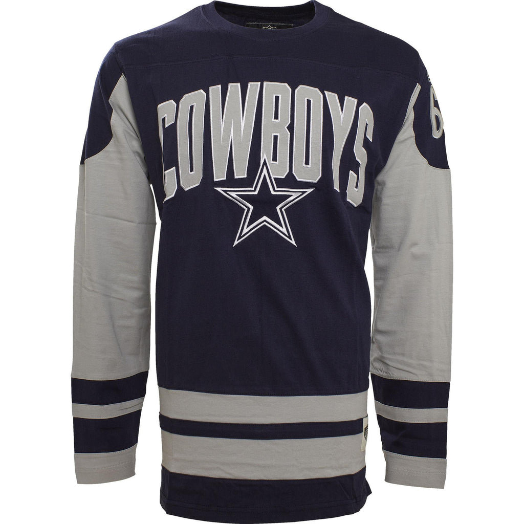 NFL Dufferin Fleece Long Sleeve Shirt - Dallas Cowboys - Large