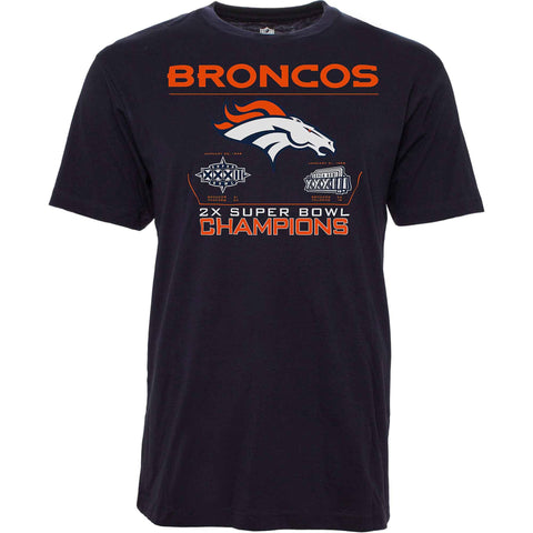 NFL Reign Tee - Denver Broncos - Super Bowl Champions - Large