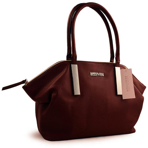 Kenneth Cole Reaction Burgundy Zip Top Purse