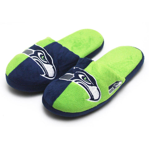 NFL Seattle Seahawks Big Logo Slippers (Men's XL - 13-14 US)