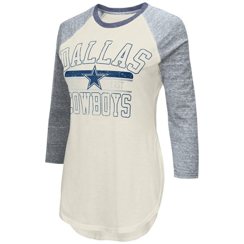 NFL Dallas Cowboys Women's Raglan Sleeve Shirt - XL